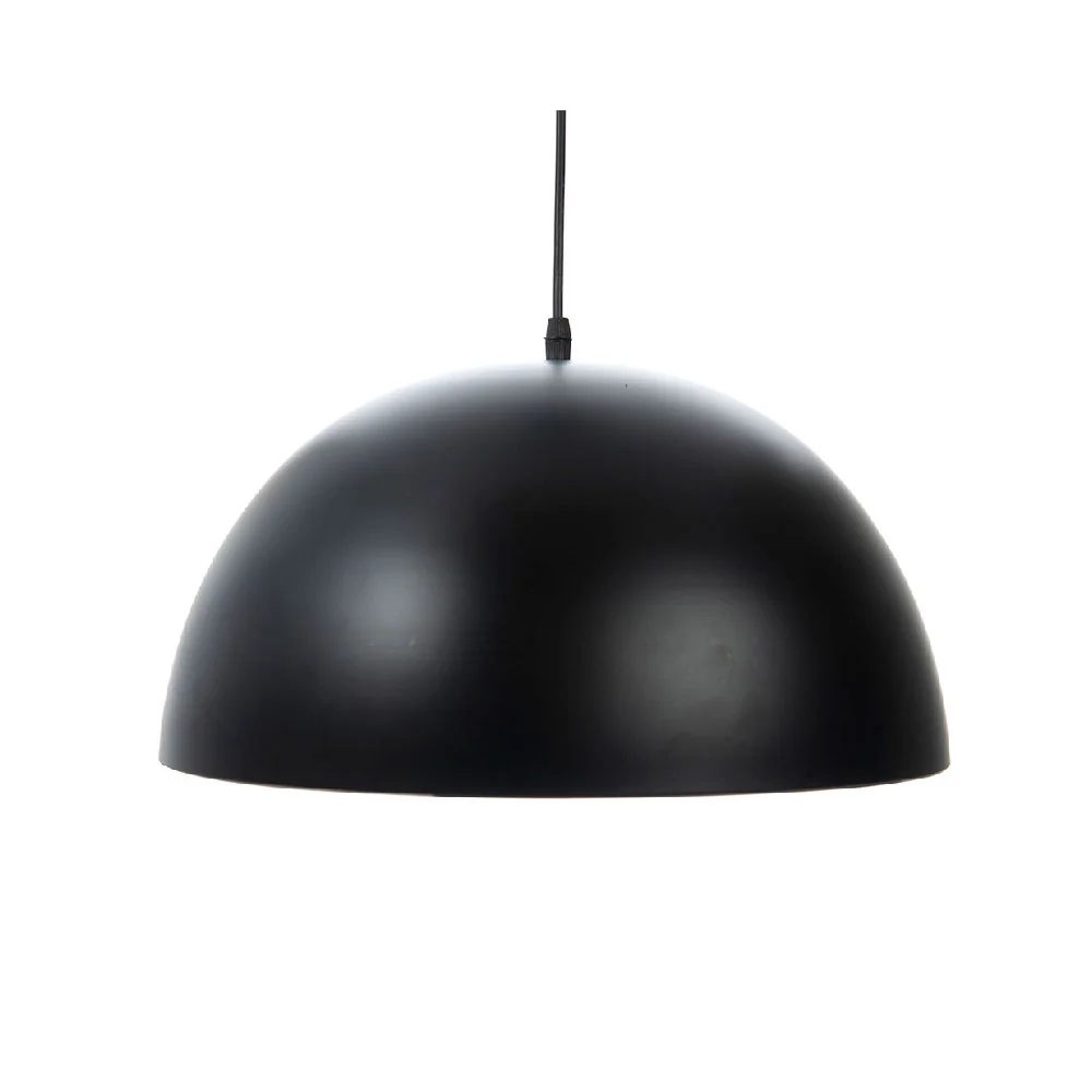 LÁMPARA COLGANTE MASSIMA NEGRO, 15 W, BASE E27, INTERIOR, AL (Set de 3)