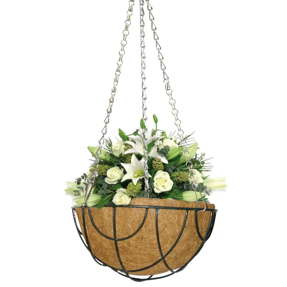Soporte para Macetas Ajustable Cesto colgante redondo Ø25 cm