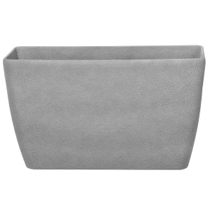 Maceta baris piedra 74 cm gris