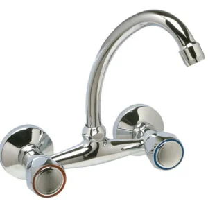 65904 GRIFO FREGADERO PARED VERTICAL SIMPLE CUERPO 160mm MIRTAK