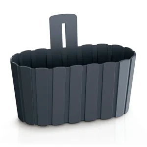 Cesta Colgante con Malla Maceta de pared BOARDEE WALL 3,3L., dimensiones (mm) 274x150x202, color Antracita
