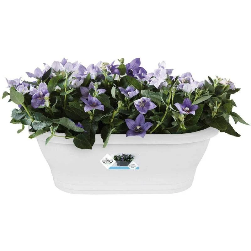 Jardinera pared Corsica blanco Elho 39 cm con Patas Elevadoras