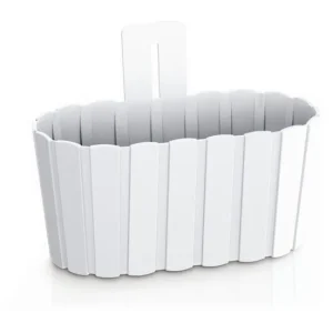 Maceta de pared BOARDEE WALL 3,3L., dimensiones (mm) 274x150x202, color Blanco en Color Terracota