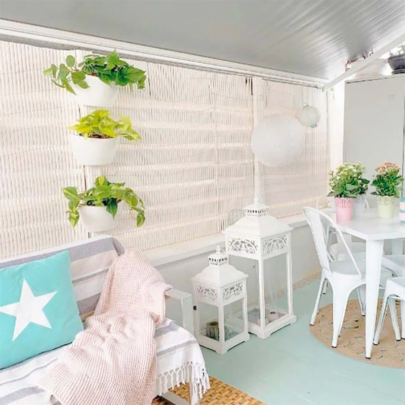 Soporte para Macetas Ajustable Jardín Vertical Personalizable Citysens Con Riego Manual De 3 Macetas – Blanco, Polipropile...