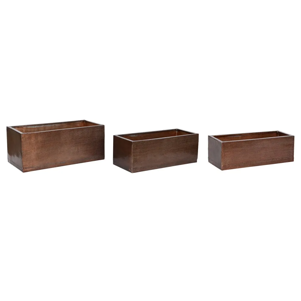 Sistema de Jardín Vertical Modular MACETERO SET 3 ALUMINIO 100X43X40 JARDINERA