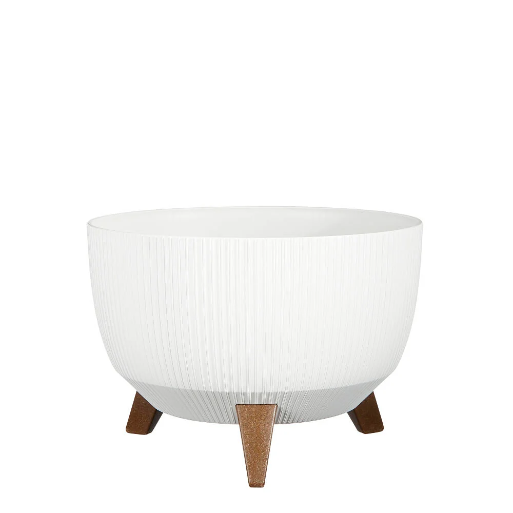 Soporte para Macetas Ajustable Macetero Doppio Fsc Blanco 33cm