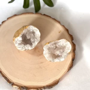 GEODA DE CUARZO | PROTECCIÓN | LIMPIEZA ENERGÉTICA Mango de Fibra de Vidrio