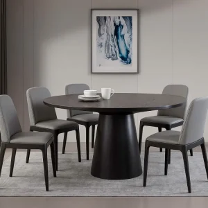 Comedor Jasper + 6 Sillas Carlo en Ratán Sintético
