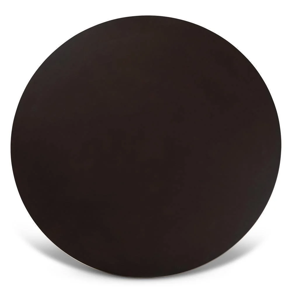 Juego de comedor Julie de 5 piezas, reciente y contemporáneo, tapizado en tela gris y madera con acabado marrón oscuro