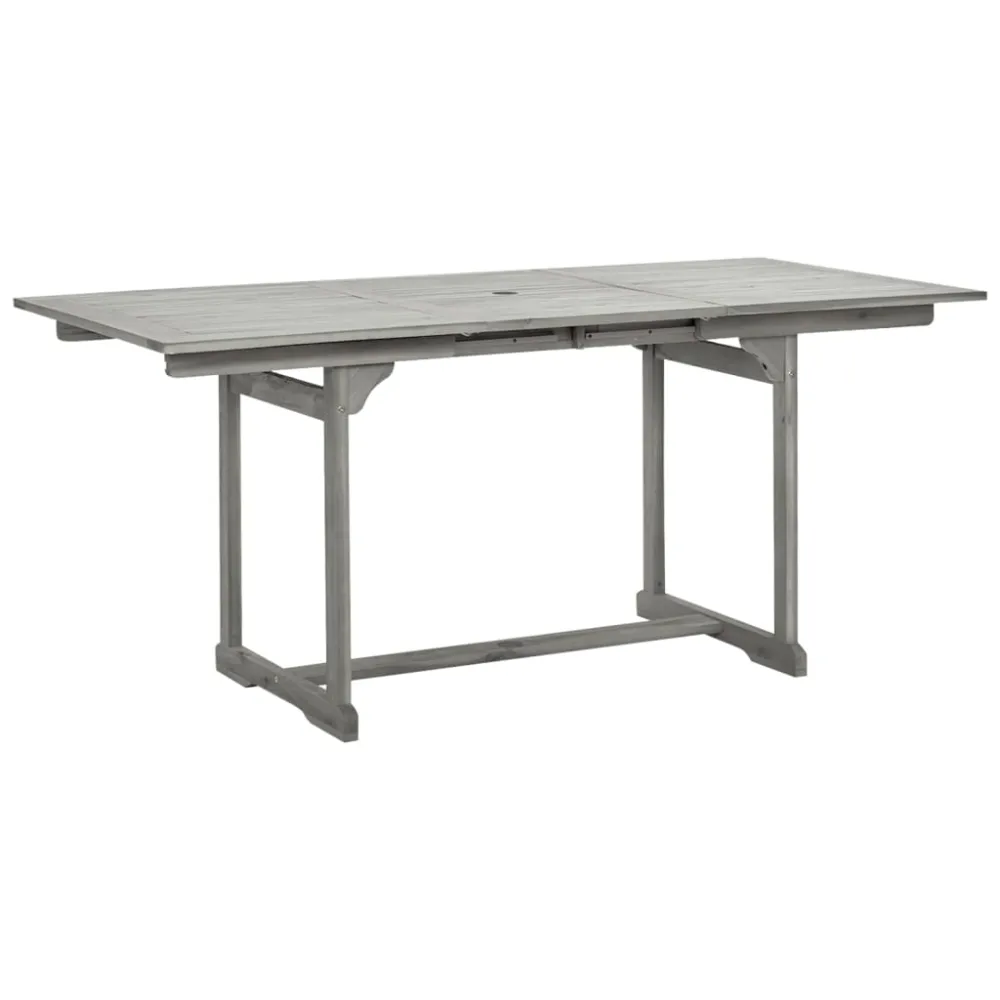 Juego de Comedor vidaXL juego de comedor para jardín 7 piezas madera maciza acacia