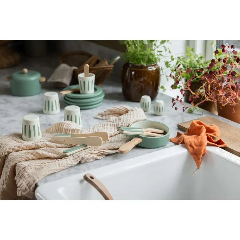 Sebra Juego de comedor para 4 en madera Material de Aluminio y Tela