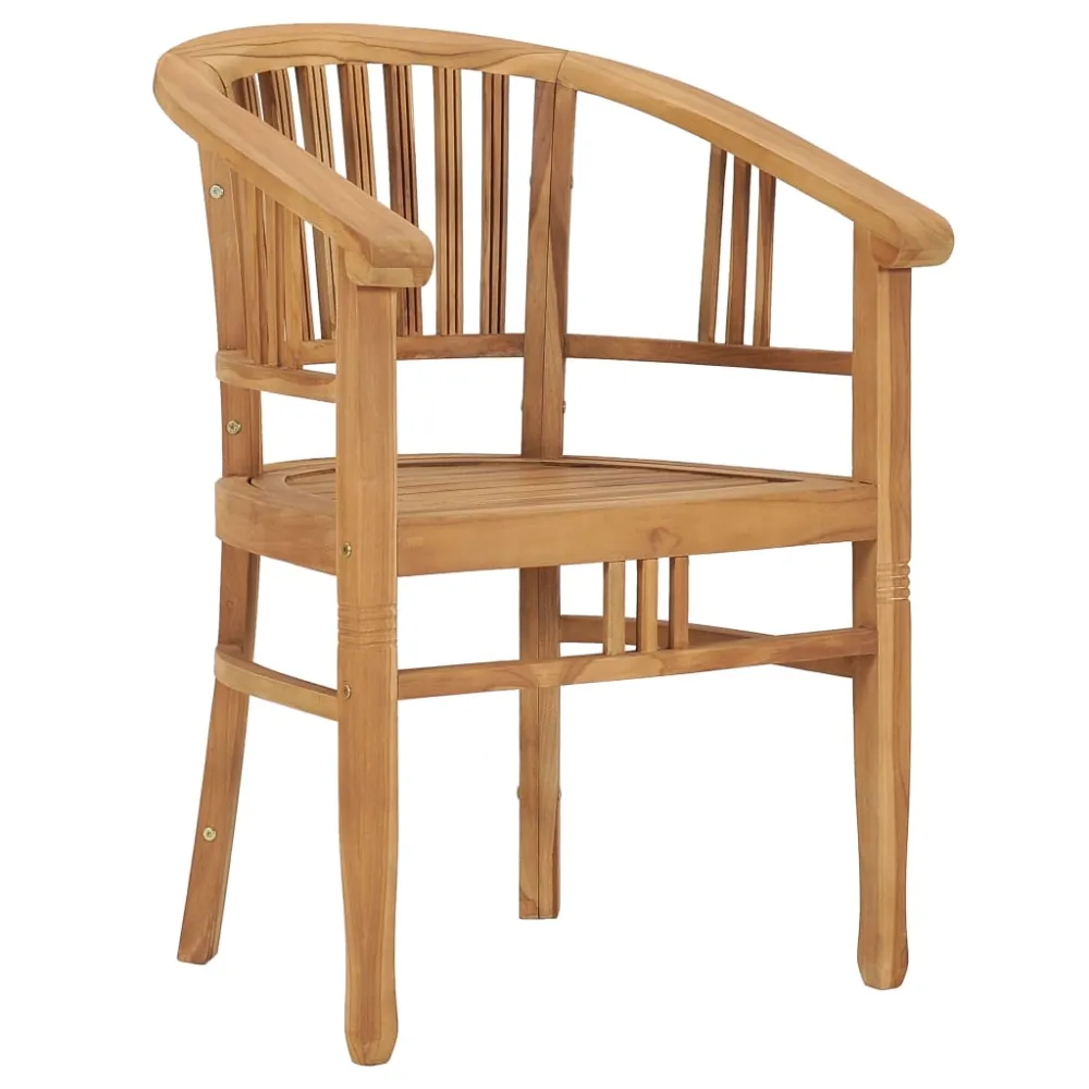 Set de Terraza vidaXL conjunto de comedor para jardín 7 piezas madera maciza de teca