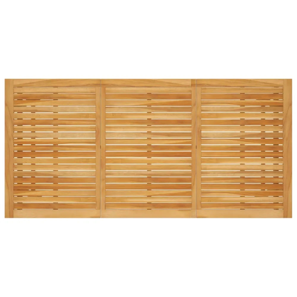 Set de Terraza vidaXL juego de comedor de jardín 7 piezas marrón