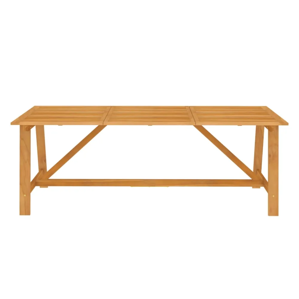 vidaXL juego de comedor de jardín 9 piezas madera maciza de acacia - Incluye Mesa y Sillas