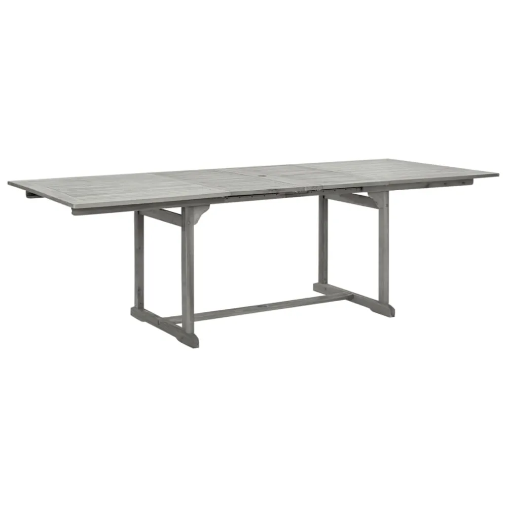 vidaXL juego de comedor para jardín 7 piezas madera maciza acacia - Incluye Mesa y Sillas