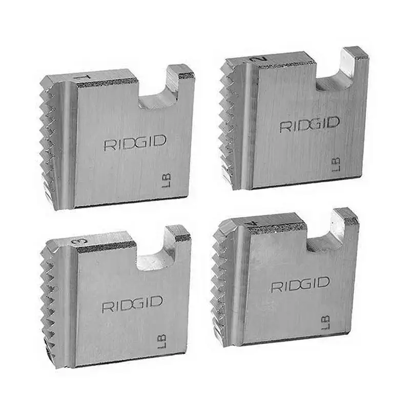 Juego de 4 peines tarraja 00r 12r 1/8" ridgid 37810 para Huertos Urbanos