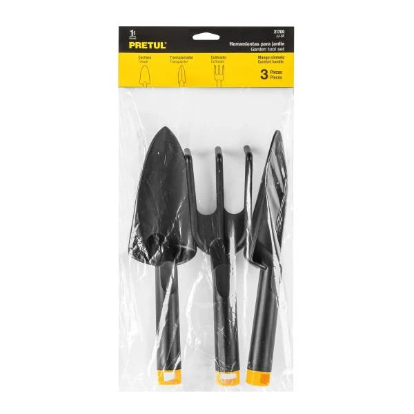 Profesional de Jardinerí JUEGO HERRAMIENTA JARDIN 5" PVC (3 PCS ) "PRETUL"