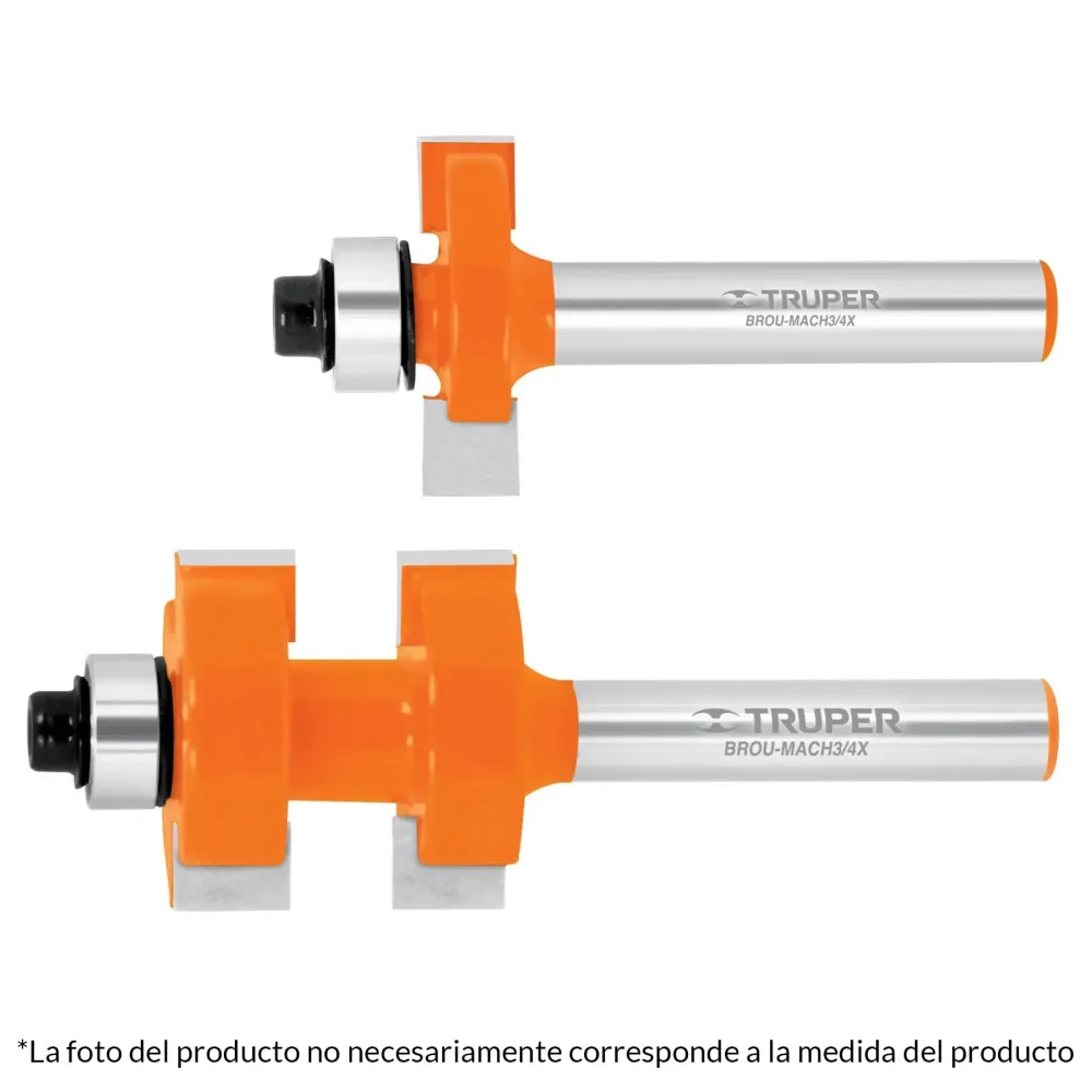 Rastrillo de Mano para Hojas Juego de machimbrador, 7/8', con balero