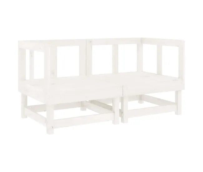 Conjunto Modular Juego de muebles de jardin 6 piezas madera maciza abeto Douglas