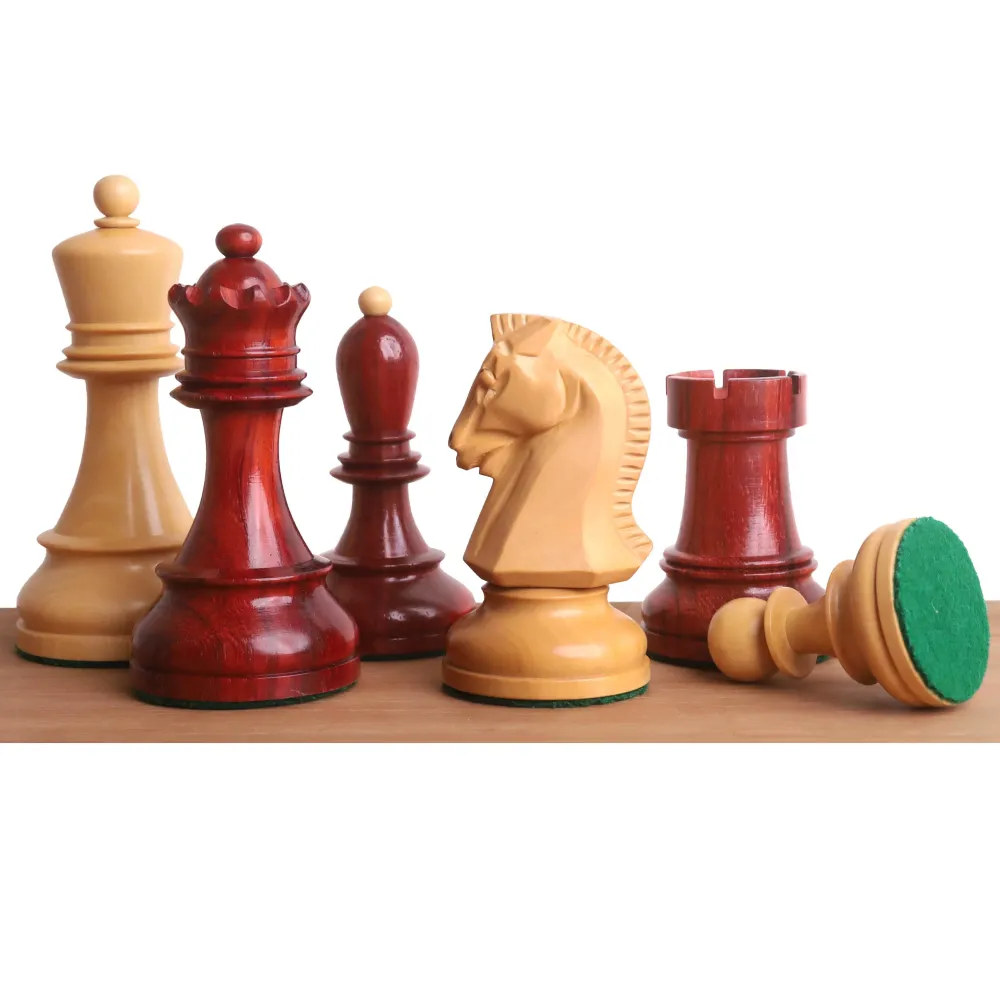 Juego de ajedrez Fischer Dubrovnik de los ños 50 ligeramente imperfecto - Sólo piezas de ajedrez - Madera de palisandro y...