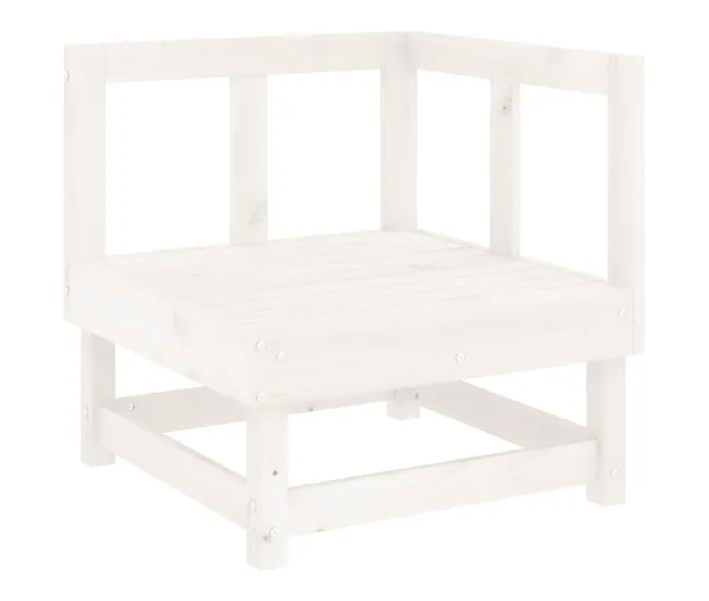 Juego de muebles de jardin 4 piezas madera maciza de pino con Sombrilla Incluida