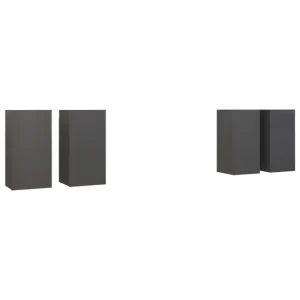 Juego de muebles de salón 4 piezas roble Sonoma 30,5x30x60 cm con Mesa de Centro