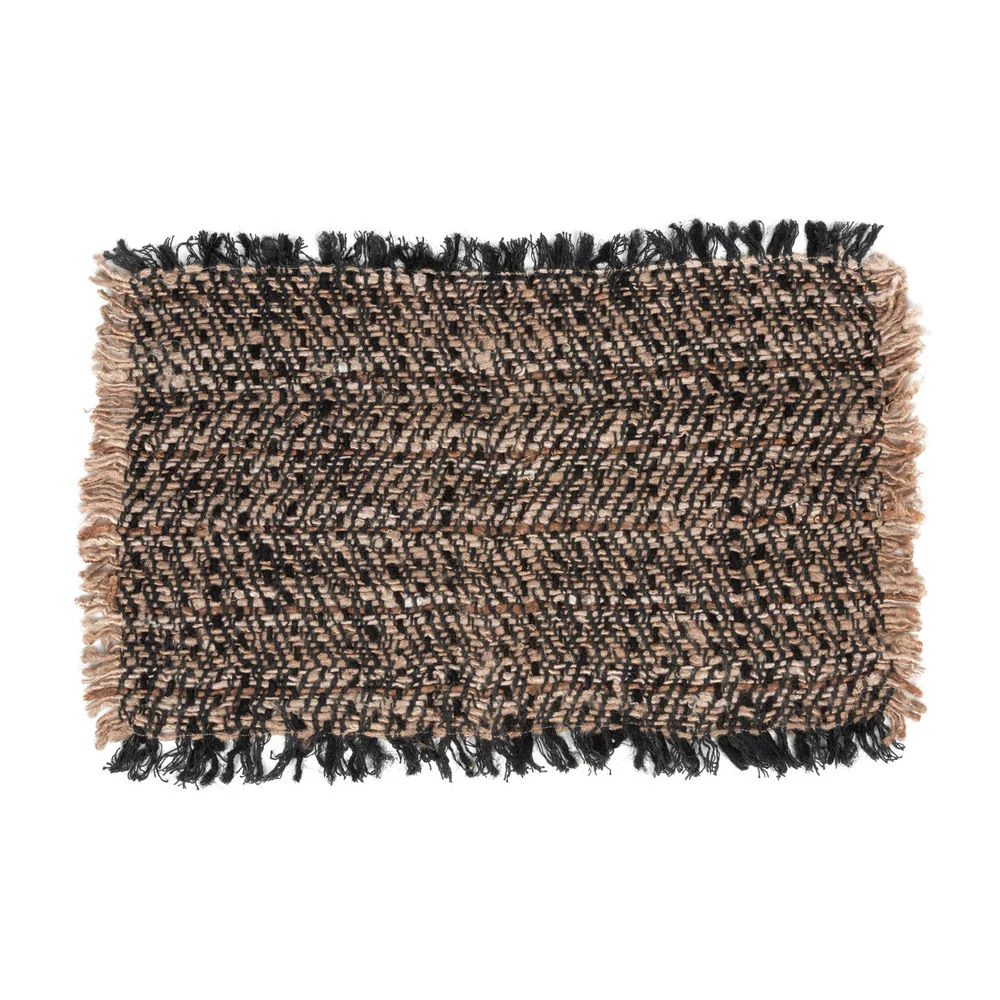 Set con Mesa Bazar Bizarre Oh My Gee Placemat-Black Copper-Juego de 4