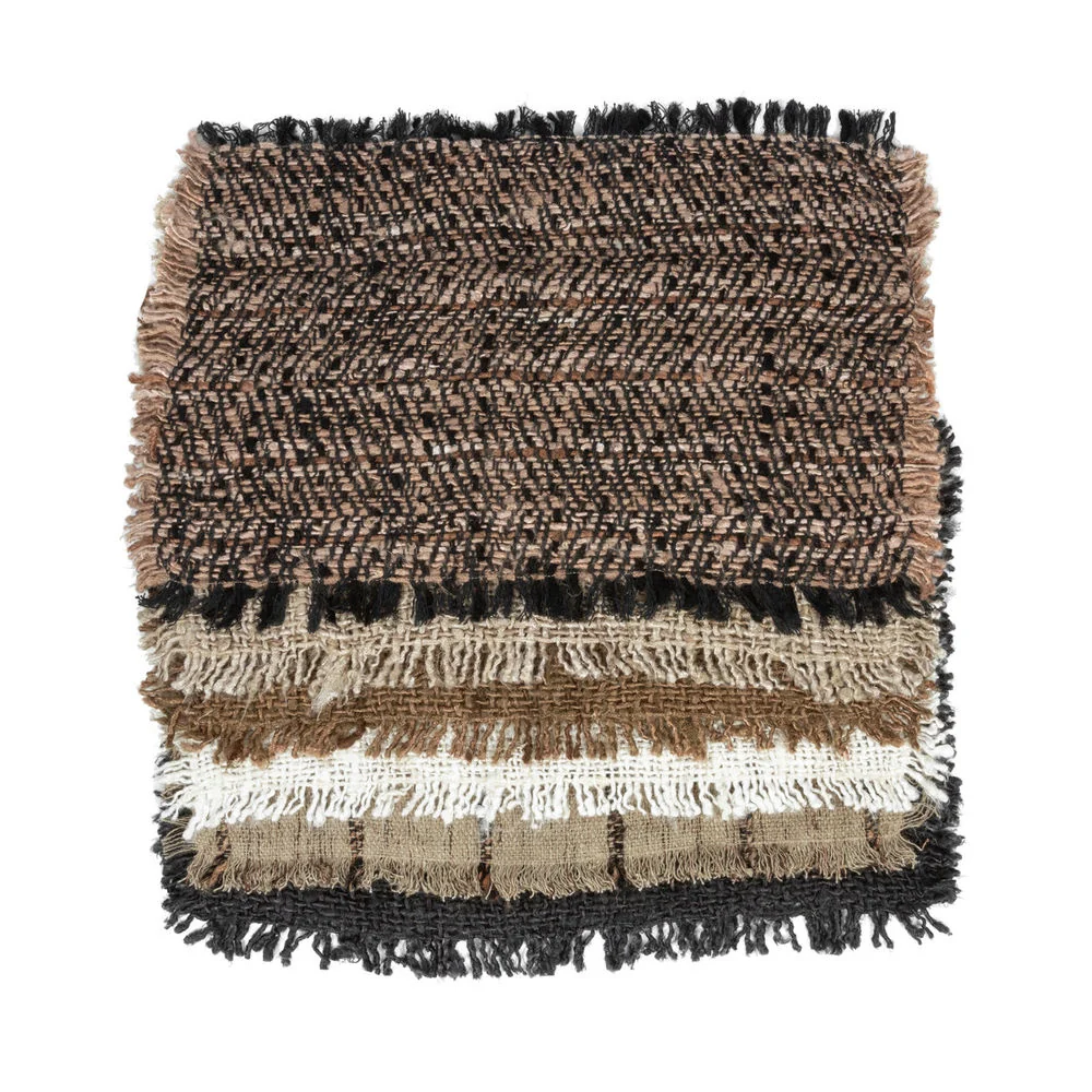 Set con Mesa Bazar Bizarre Oh My Gee Placemat-Black Copper-Juego de 4
