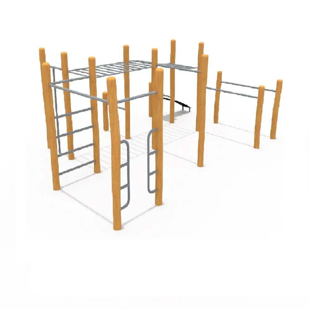Set con Mesa Circuito Calistenia Madera