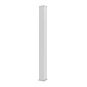 Uso juegos de 4 postes eifel 15x15 en aluminio .190cm - blanco mate