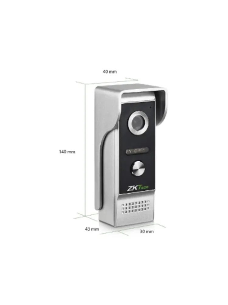 Sonda de Humedad ZKTECO VDP03B3 Kit - Kit de Videoportero Analógico / Monitor de 7 Pulgadas / Frente de Calle con cámara d...