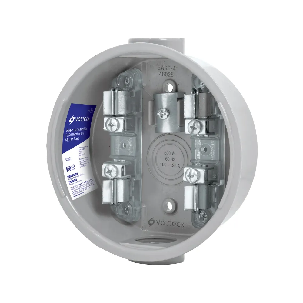 BASE PARA WALTHORIMETRO 4 TERMINALES VOLTECK BASE-4 para 5000 Litros