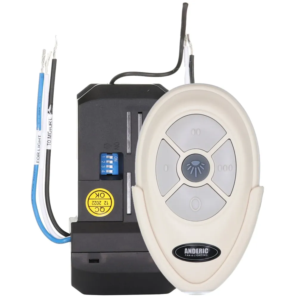 Comedero para Peces Kit de control remoto de uso general para ventilador de techo Anderic FAN35T de 3 velocidades con rece...
