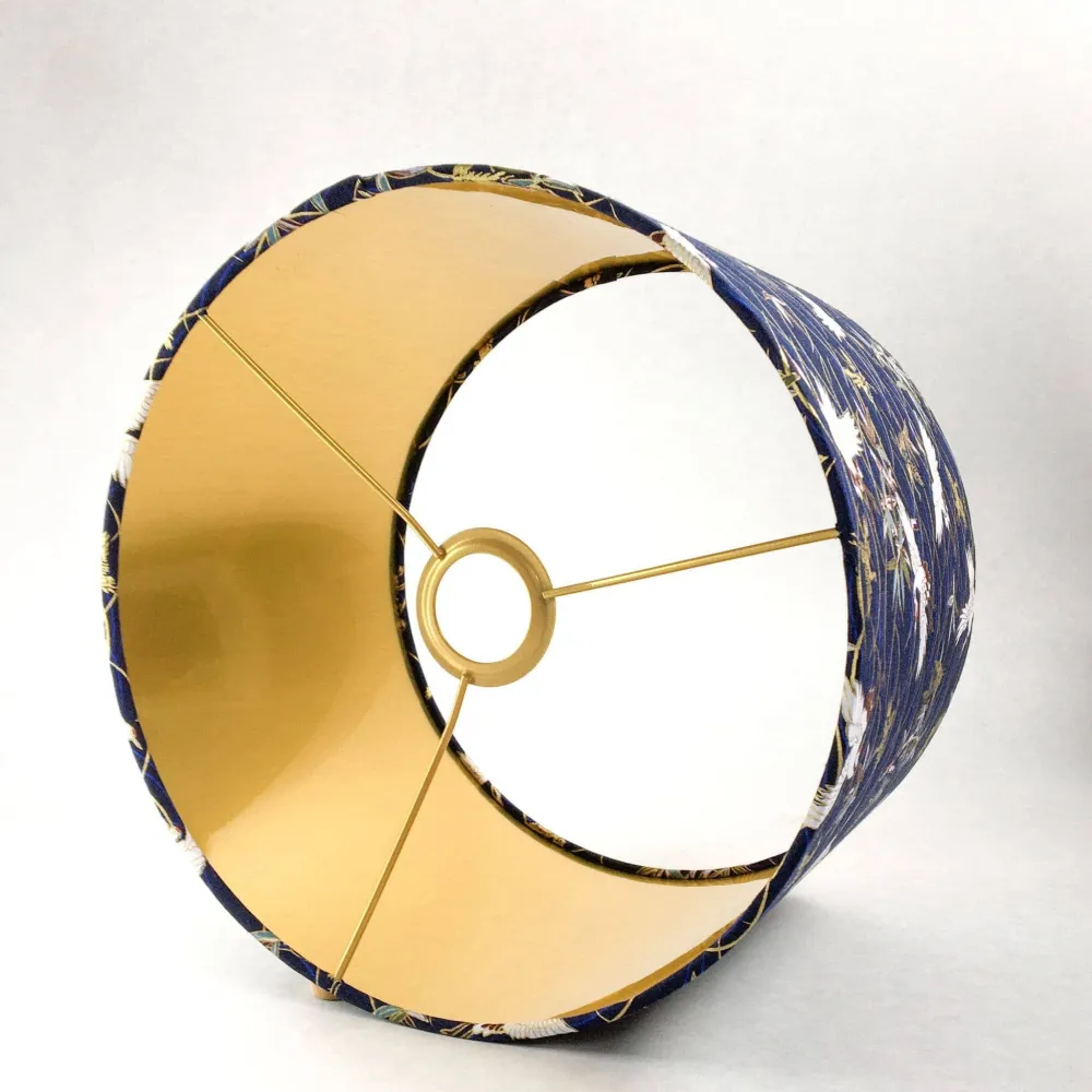Dannells Kit de dos anillos de 20cm metalicos dorados para tambor de lampara | Kit Completo de Instalación