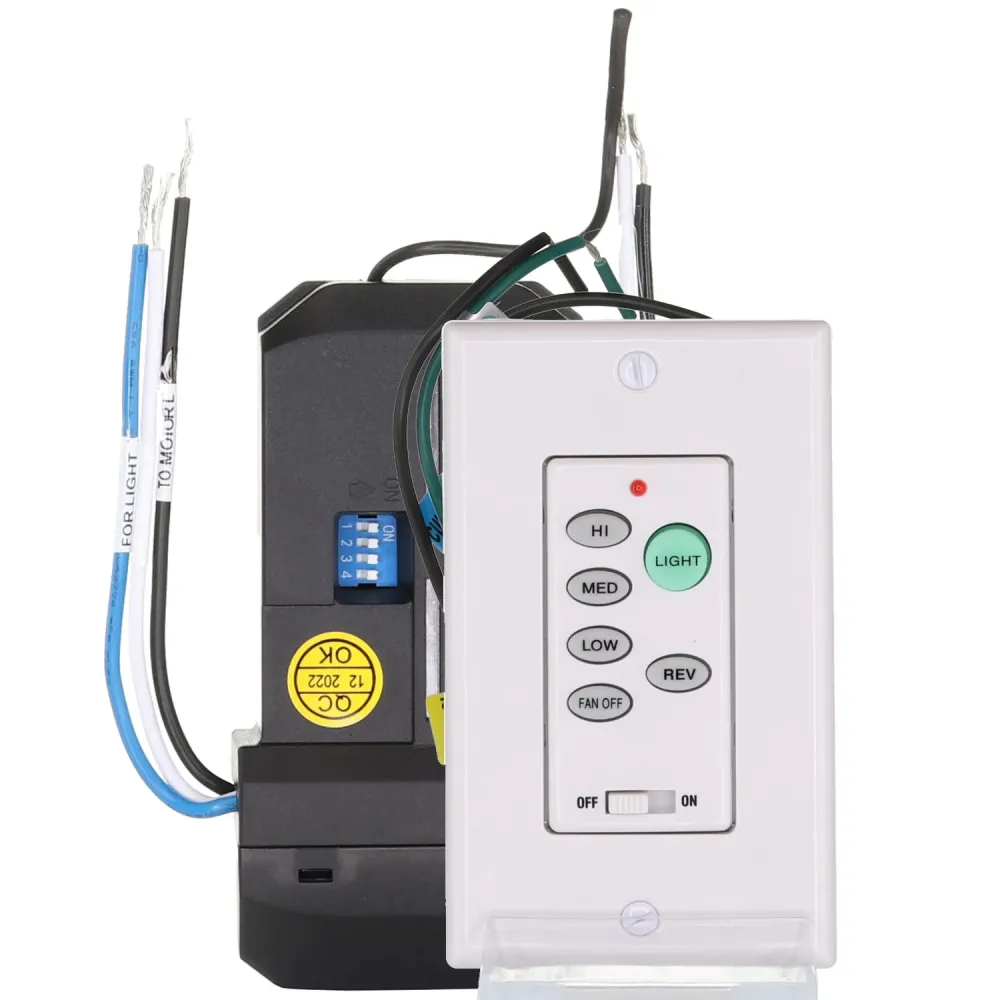 Kit de control remoto adaptable con cable para ventilador de techo Anderic UC9051T/UC7067FMRX de 3 velocidades