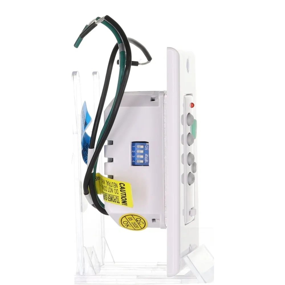 Kit de control remoto adaptable con cable para ventilador de techo Anderic UC9051T/UC7067FMRX de 3 velocidades