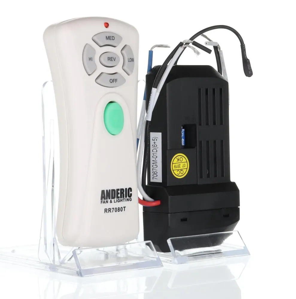 Kit de control remoto para ventilador de techo Anderic RR7080T/UC7067GMRX para Hampton Bay Windward III - WindwardIIIKit c...