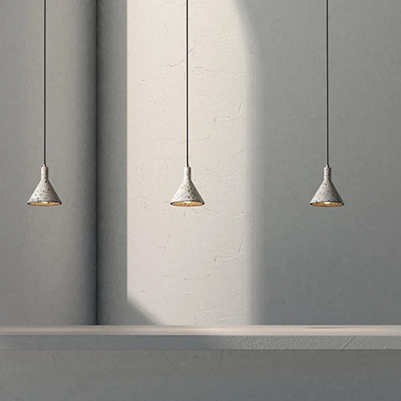 Lampada sospensione Terrazzo Nero/Bianco Lampada sospensione conica con 1 lampadina Kit lampada sospensione nordica su tav...