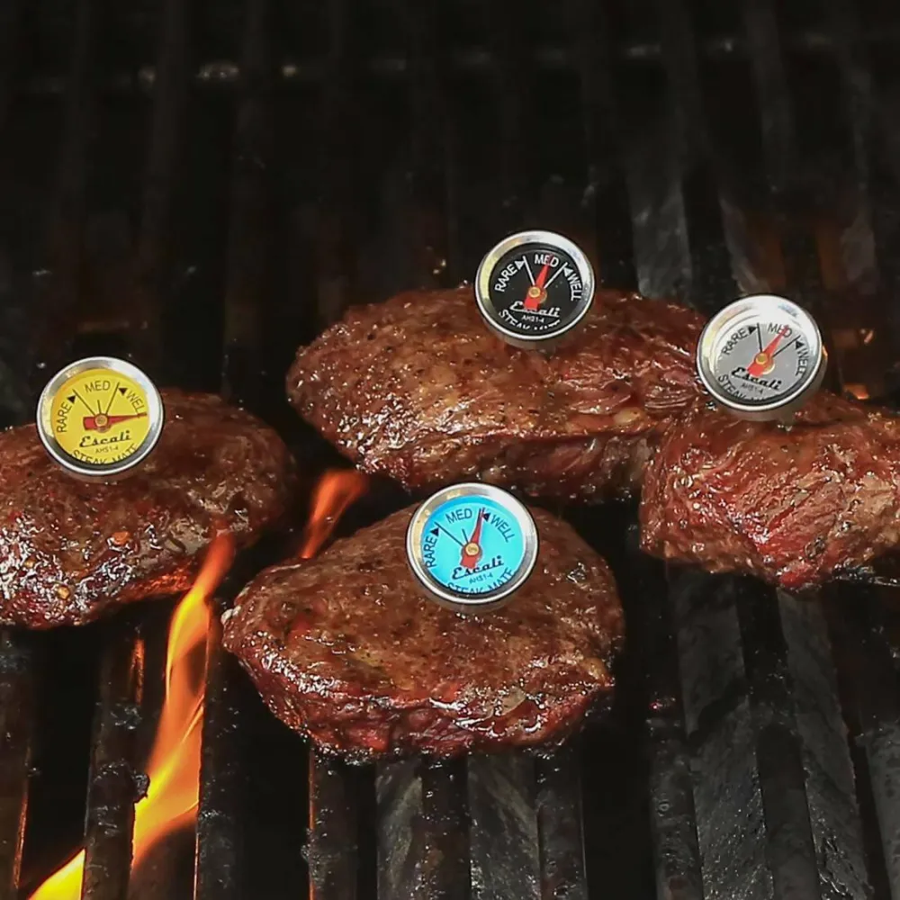 Premium para Estanque Set 4 Termómetros para Carne Escali