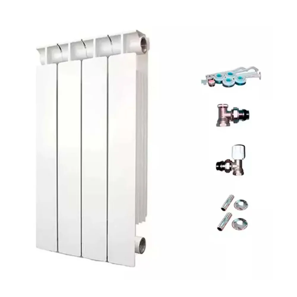 RADIADOR TROPICAL 350 4 ELEMENTOS KIT INSTALACIÓN PEISA para Peces Koi
