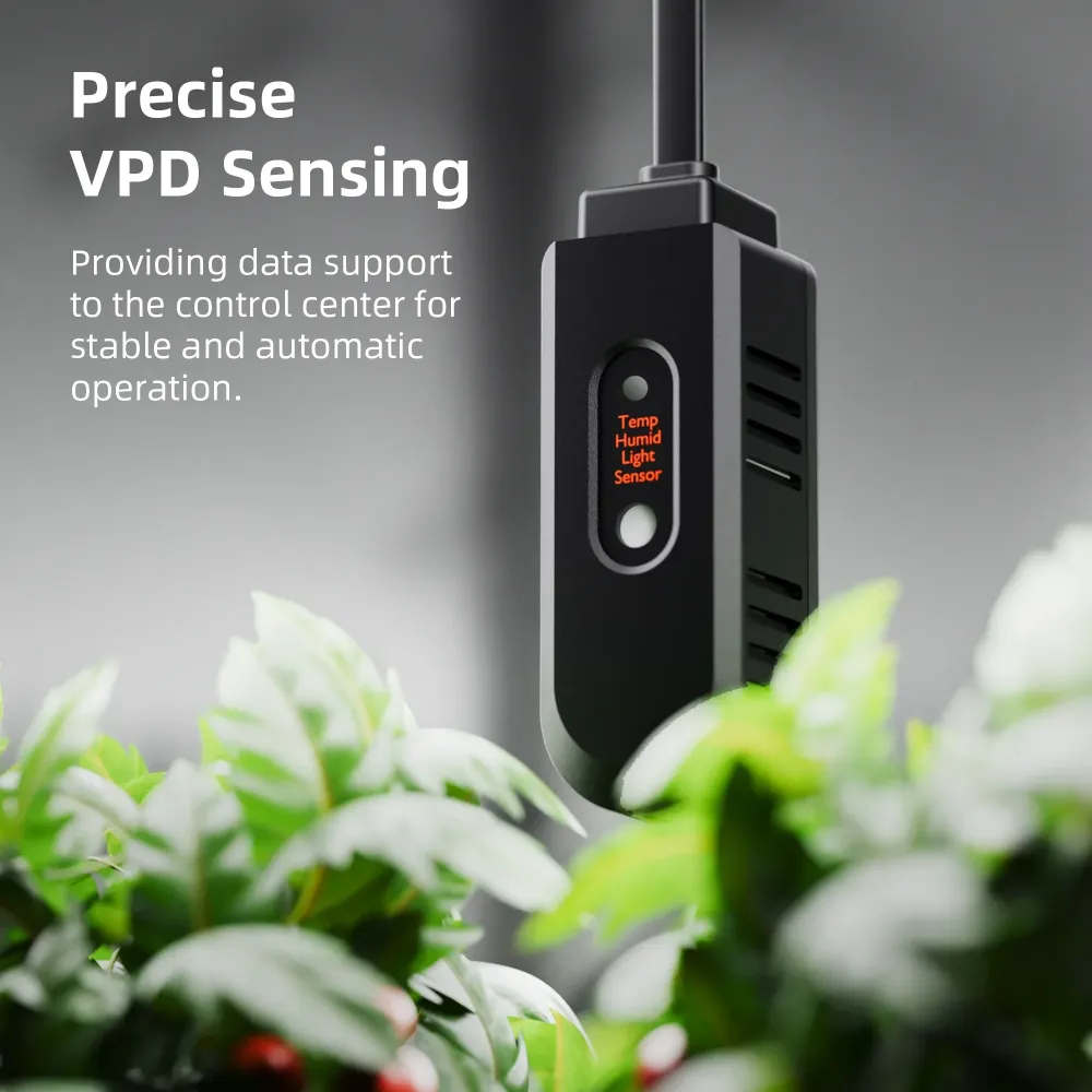 Spider Farmer Kit de Control Climático GGS 2025 – Automatiza Temperatura, Humedad, VPD y Programación ví WiFi/Bluetooth pa...