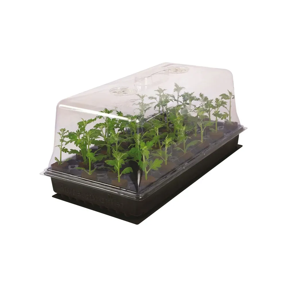 Kit para Germinación de semillas pleno 3 piezas: 72 celdas y 11 cm