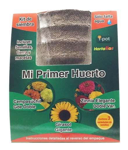 Kit de Siembra de Flores Ipot en Terracota