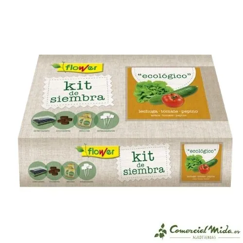 Premium de Jardinerí FLOWER KIT SEMILLAS HORTALIZAS ECOLÓGICAS