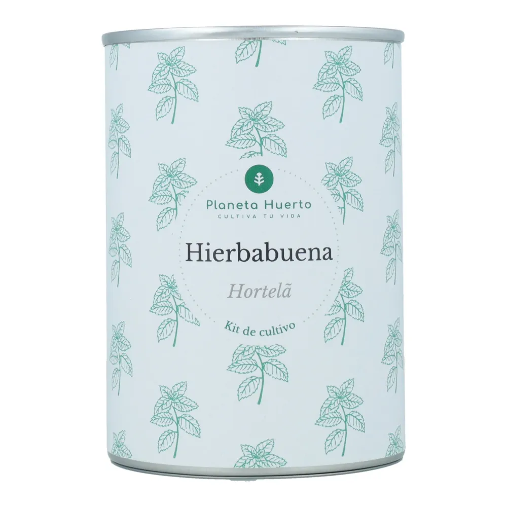 Premium de Jardinerí Kit de cultivo aromáticas Hierbabuena Planeta Huerto