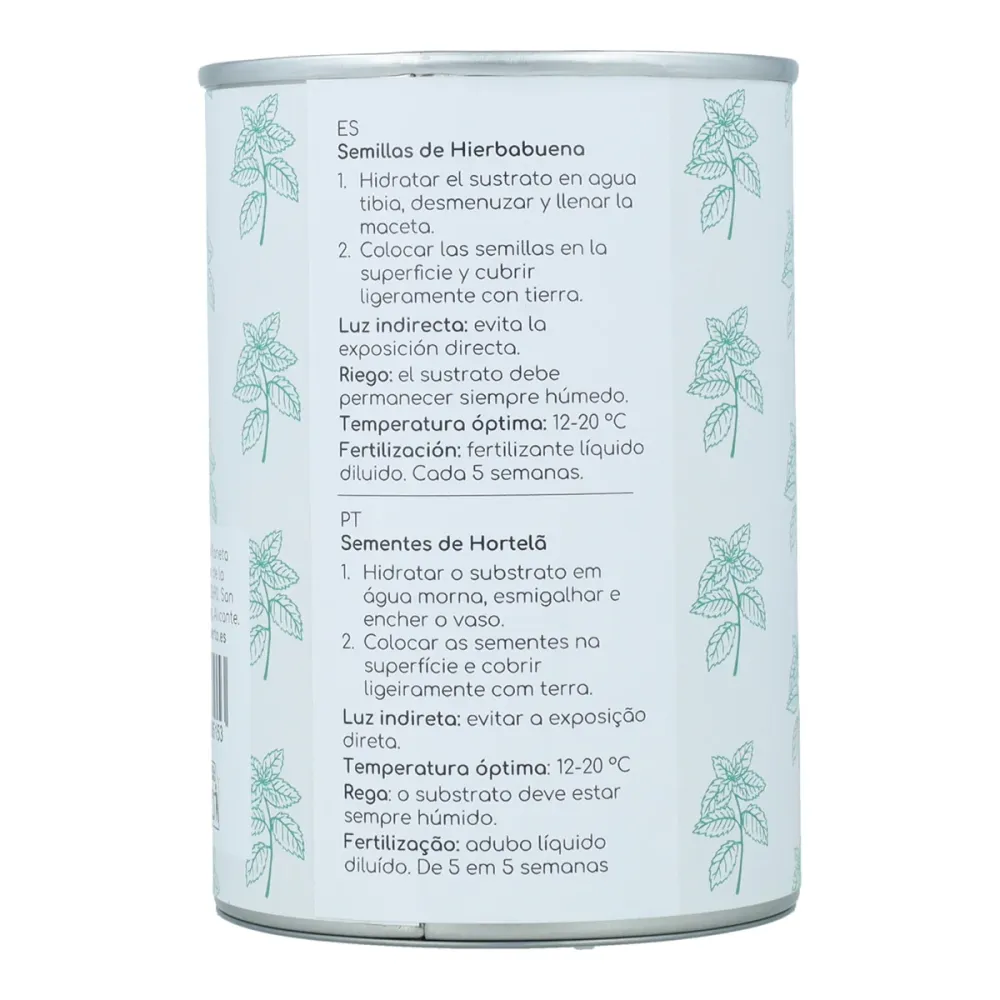 Premium de Jardinerí Kit de cultivo aromáticas Hierbabuena Planeta Huerto