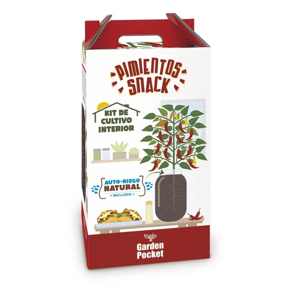 Soporte Ajustable Kit de cultivo interior Pimientos Snack