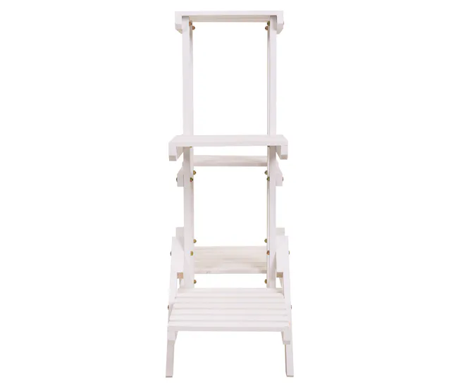 Estanteria KIT escalera de 2 estantes de madera de abeto de 70x27x77 cm
