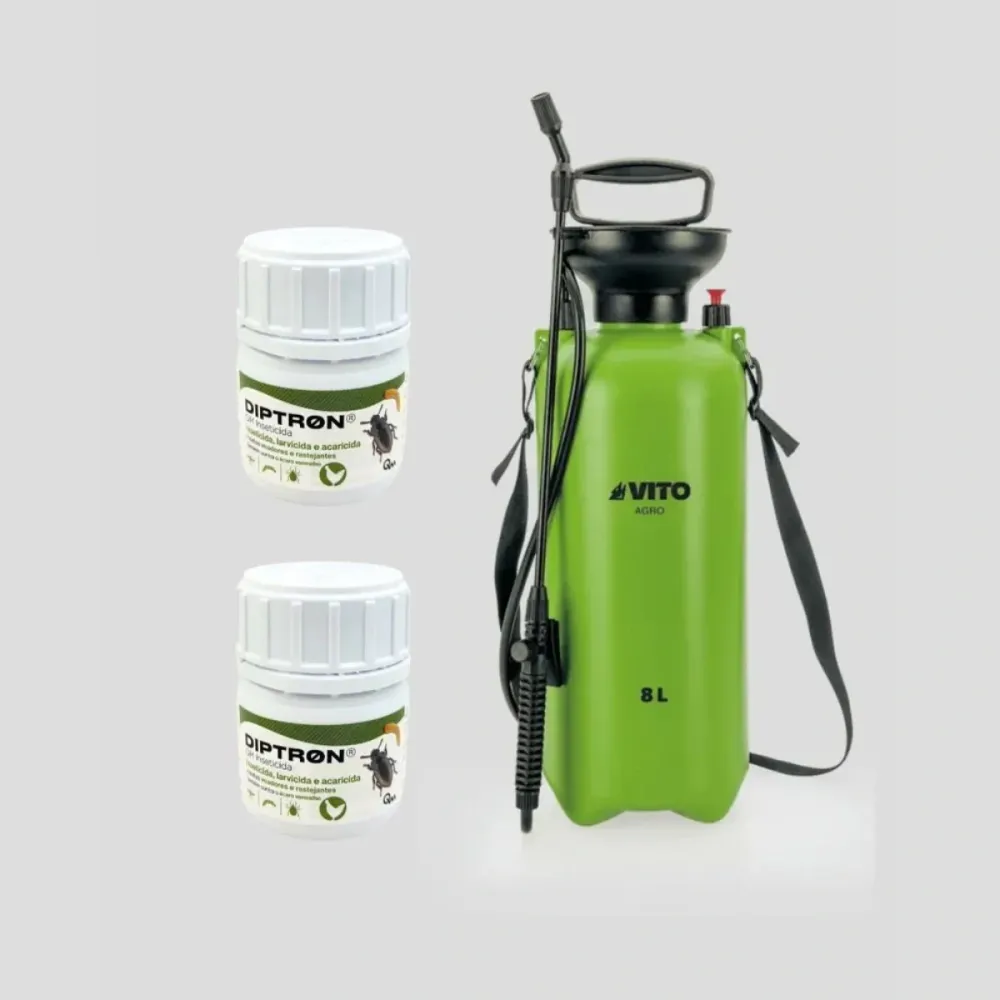 Kit para eliminar pulgas al aire libre | Alta infestación con Certificado de Material Reciclado