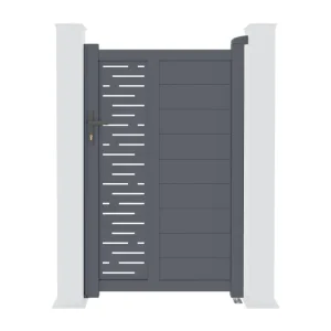 Maceta de Autorriego con Reserva Puerta de jardín arlberg 1m .160cm + kit de inversión de apertura